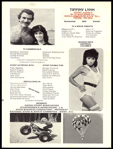 Tiffiny Lynn Global Stuntwoman