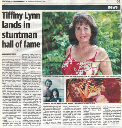 Tiffiny Lynn Stunt Woman